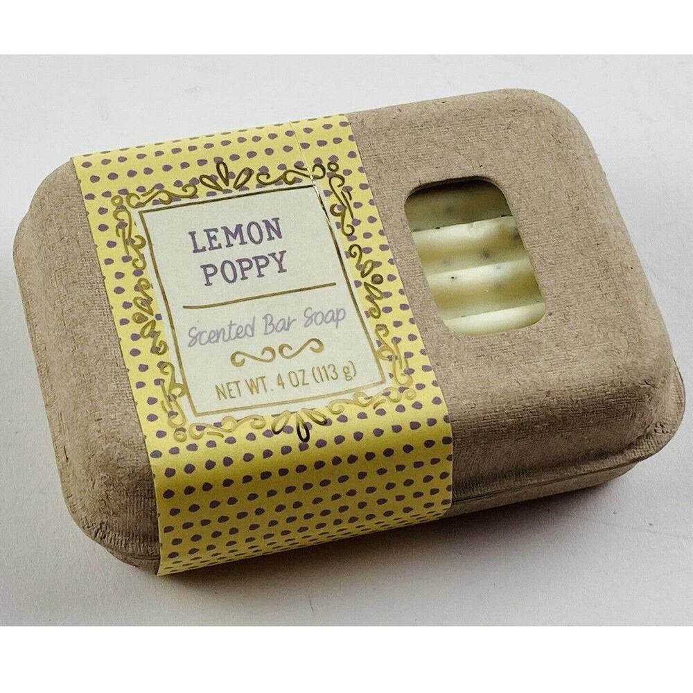 CST Fall River Bath Bar Soap Lemon Poppy 4 oz Cruelty Free USA Silky Lather Exfo - Picture 2 of 7